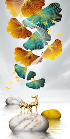 装饰画 晶瓷画 新中式