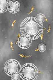 装饰画 晶瓷画 鱼