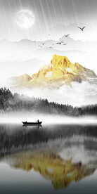 装饰画 晶瓷画 新中式