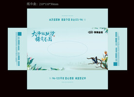 房地产包装抽纸