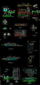 假山小品CAD图库