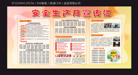 安全生产月宣传栏