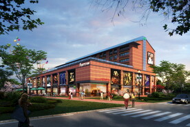 高清商场PSD分层外观效果图