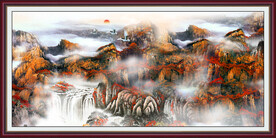 国画山水画