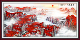国画 鸿运当头