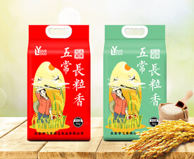 大米包装 米袋 平面图