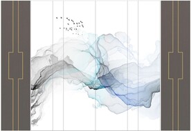 背景墙 烟雾 带边框