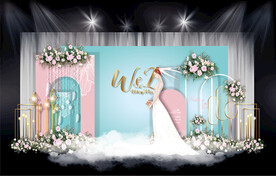 蒂芙尼蓝主题婚礼效果图