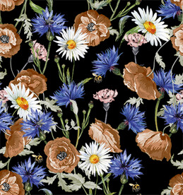 矢车菊小雏菊花型