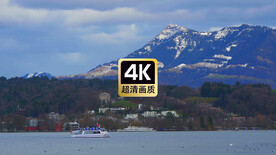 短视频素材游艇在大海上航行