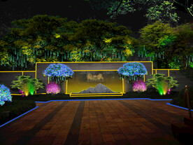 亮化数木园区灯光售楼处