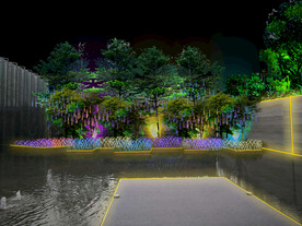 亮化数木园区灯光售楼处