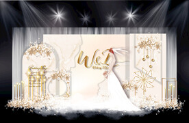 香槟色婚礼背景