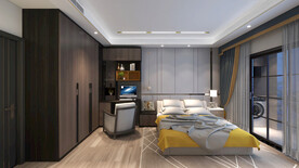 主卧衣柜背景墙