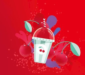 樱桃味夏日饮品