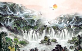 江山如画壁画