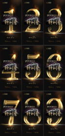 医美黑金女性朋友圈倒计时海报