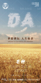 酒吧芒种节气海报