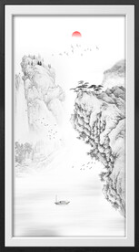 玄关山水画