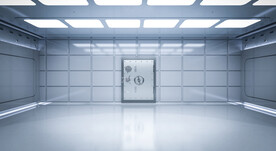 白色科技空场景