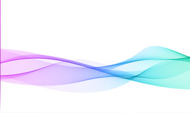 彩色波纹