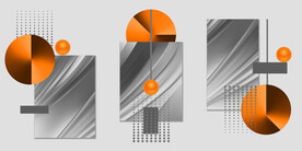 装饰画 三联画 几何图