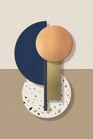 装饰画 晶瓷画 几何图