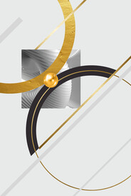 装饰画 三联画 几何图