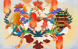 古典仙鹤凤凰装饰画