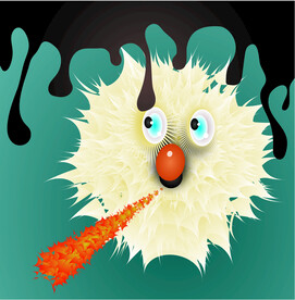 原创手绘矢量图娃娃