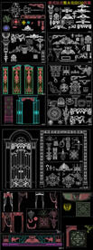 欧式花纹 CAD图集