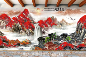 水墨山水装饰画