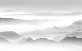 高端山水背景墙画 tif分层