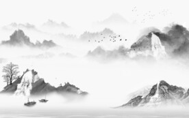 高档爆款山水 分层TIF文件