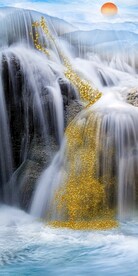 高端流水生财玄关