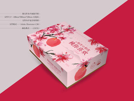 桃子包装 平面图