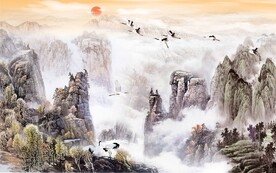 大气山水装饰画