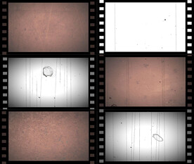 复古外观划痕胶片电影画面动画