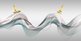 装饰画 晶瓷画 线条