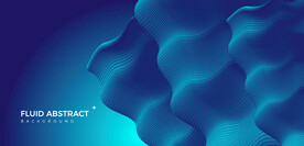 时尚波纹动感流体渐变抽象背景