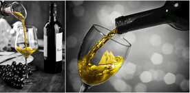 装饰画 晶瓷画 红酒杯