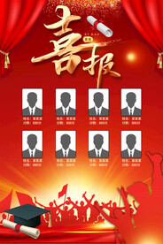喜报海报