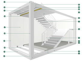 打包箱楼梯间效果