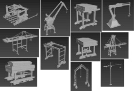 21组高质量塔式集装箱港口起重