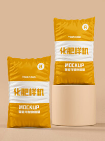 原创3D化肥猫粮狗粮包装袋样机