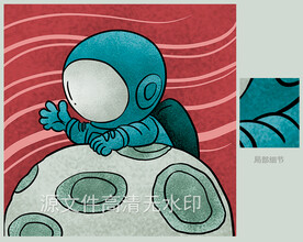 卡通宇航员图片