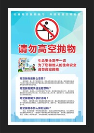 严禁高空抛物