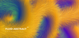 时尚毛绒质感扭曲渐变抽象背景