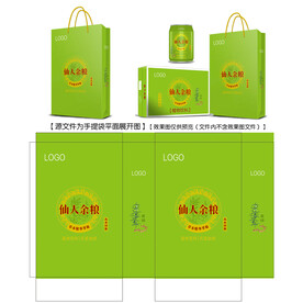 仙人余粮手提袋