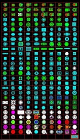 350款地面拼花图案CAD图纸
